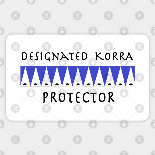 Korra Protector Sticker by A Dose of Fran